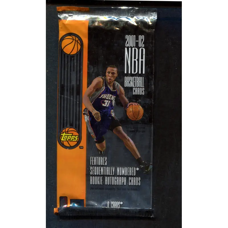 2001/02 Topps High Topps Basketball Unopened Pack (Hobby) (8)