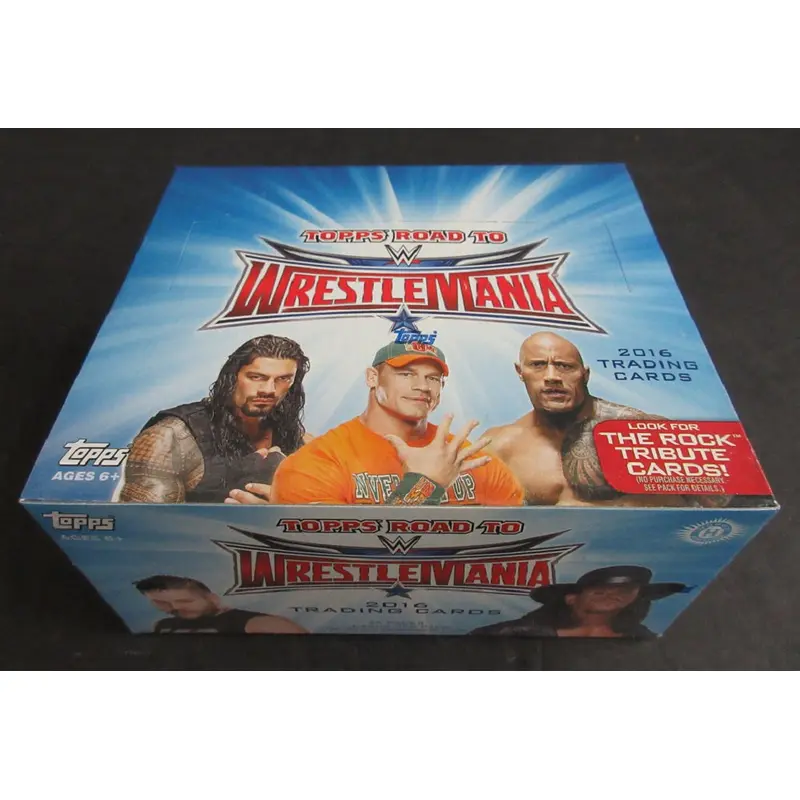 2016 Topps WWE Wrestling Road To WrestleMania Box (Hobby)