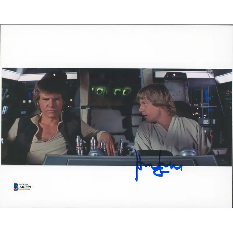 Harrison Ford Star Wars Authentic Signed 8x10 Photo Autographed BAS #A87359