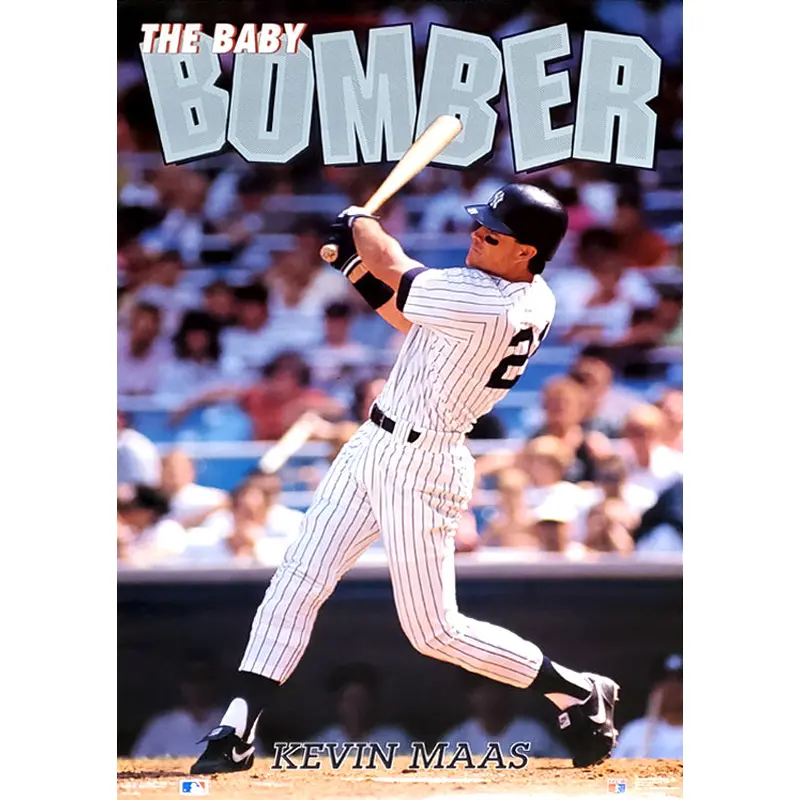 Kevin Maas "Baby Bomber" New York Yankees Poster - Costacos Brothers 1991