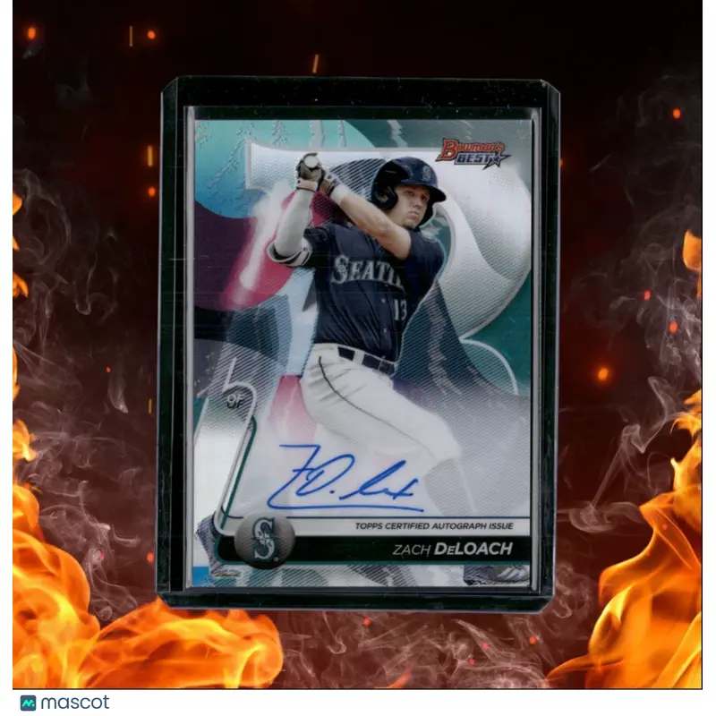 2020 Bowman's Best Zach DeLoach Best of 2020 Prospect Refractor Auto #CDA-ZD