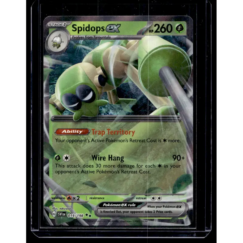 2023 Pokemon Scarlet & Violet - Scarlet & Violet - Spidops ex #019