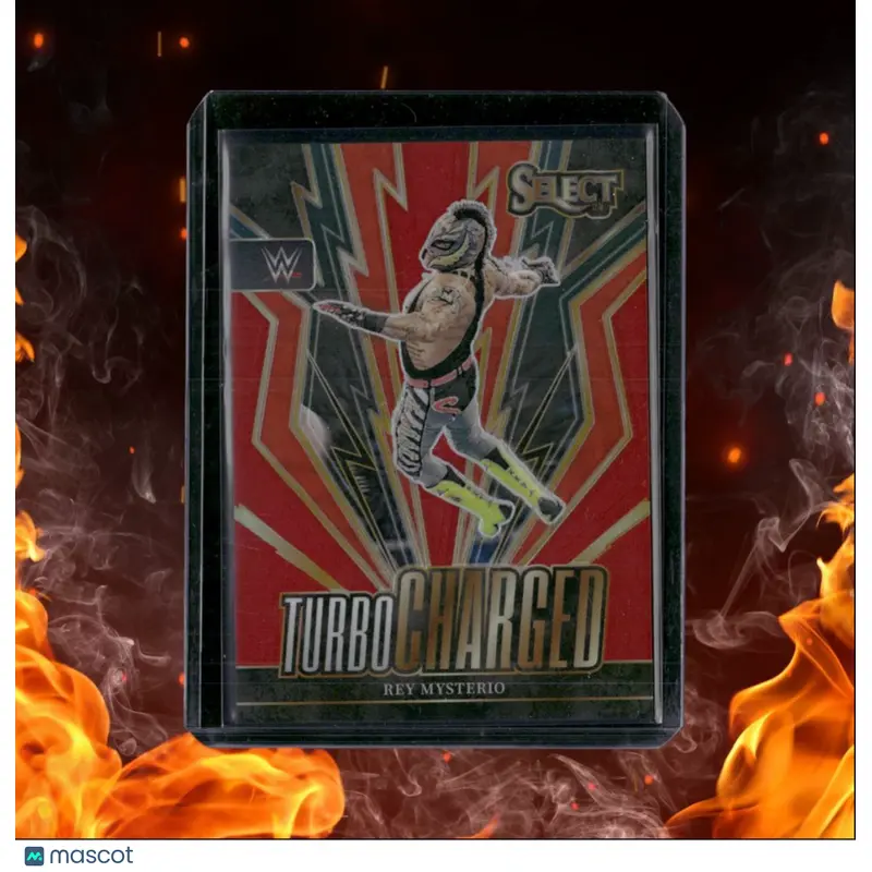2024 Panini Select WWE Rey Mysterio Turbo Charged Red Prizm 04/99 #30