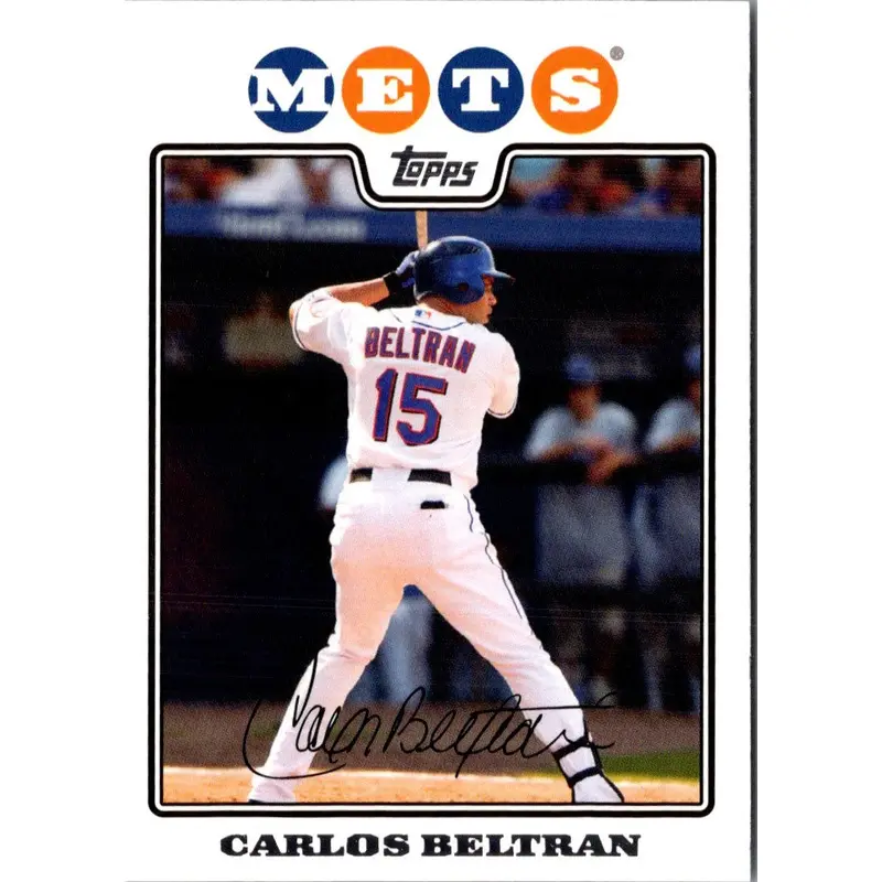 2008 Topps Carlos Beltran #610