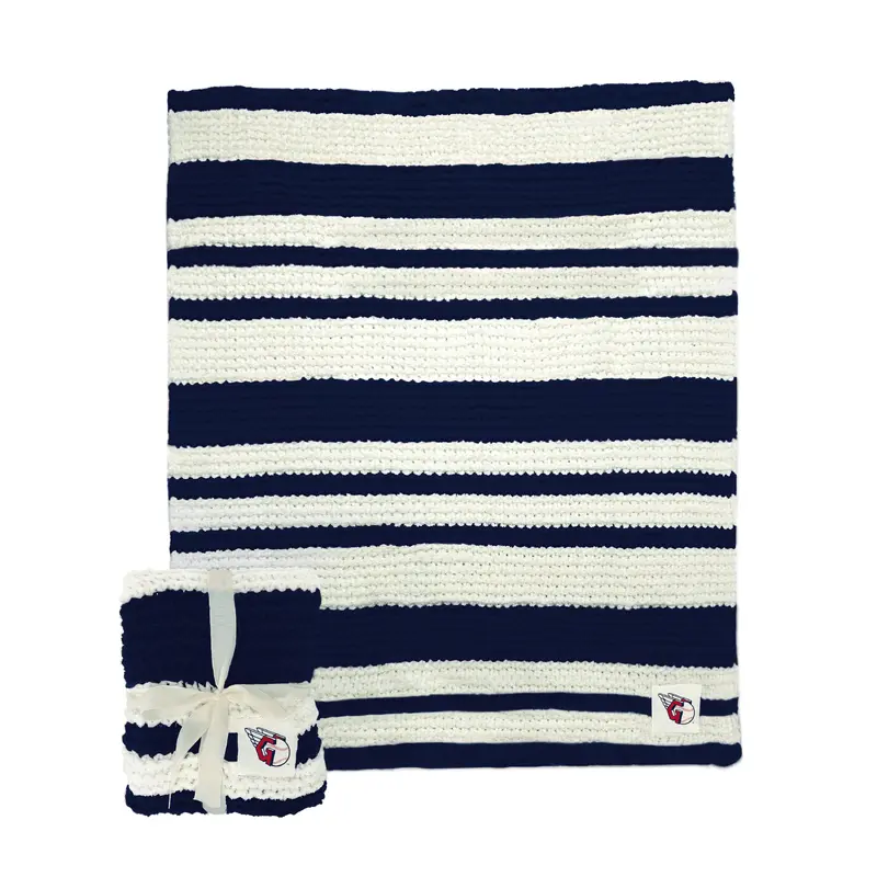 Cleveland Guardians Cable Knit Throw 50x60