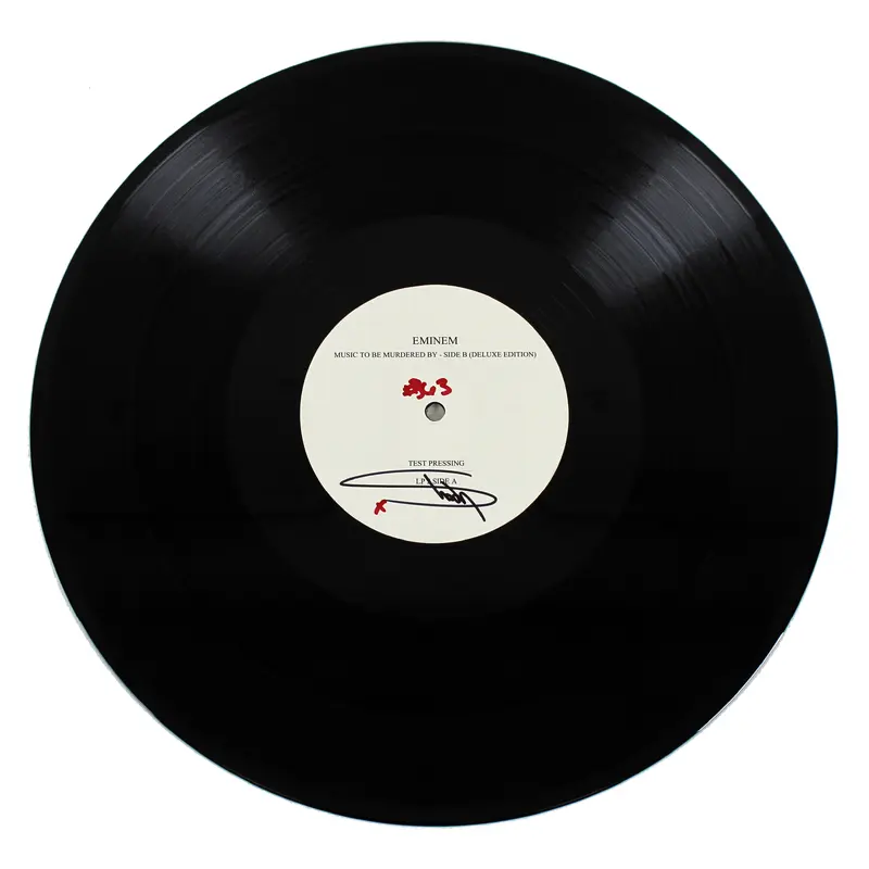 Eminem Signed Test Pressing Music To Me Murdered By #363 Vinyl Album BAS AA03513