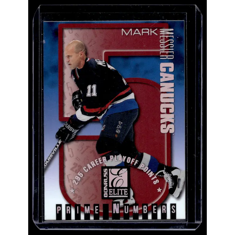 1997-98 Donruss Elite - Prime Numbers - Mark Messier #3c /295
