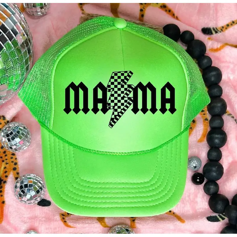 Mama Bolt DTF Printed Trucker Hat