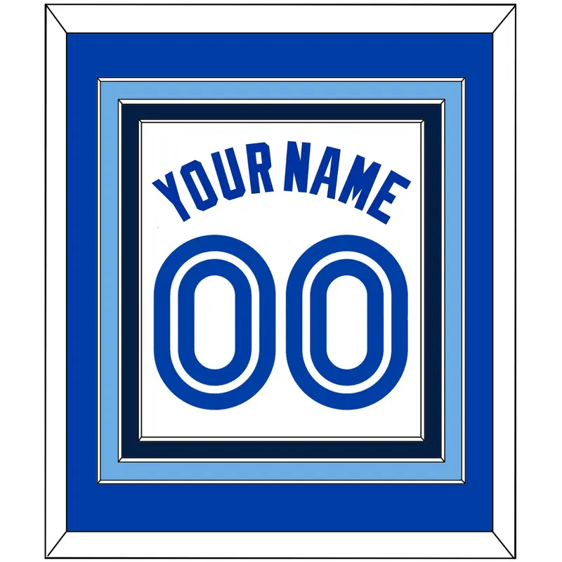 Toronto Name & Number - Home White (1981-1996) - Triple Mat 3