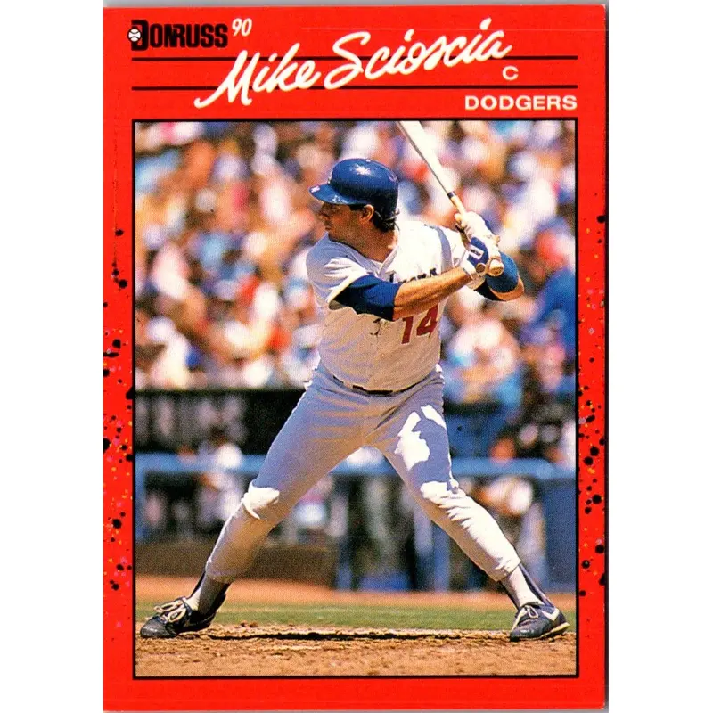 1990 Donruss Mike Scioscia #316
