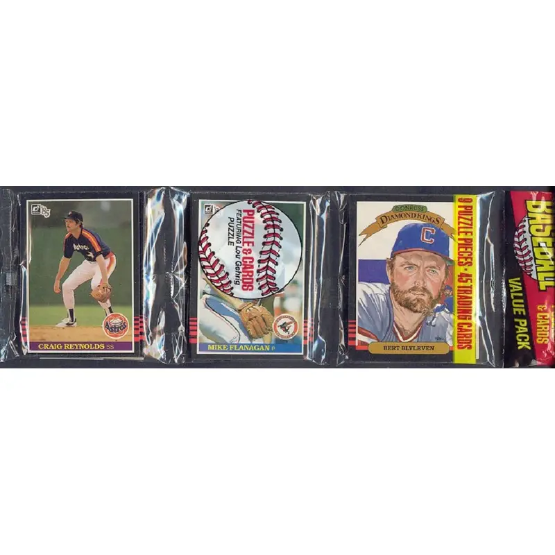 1985 Donruss Baseball Unopened Rack Pack