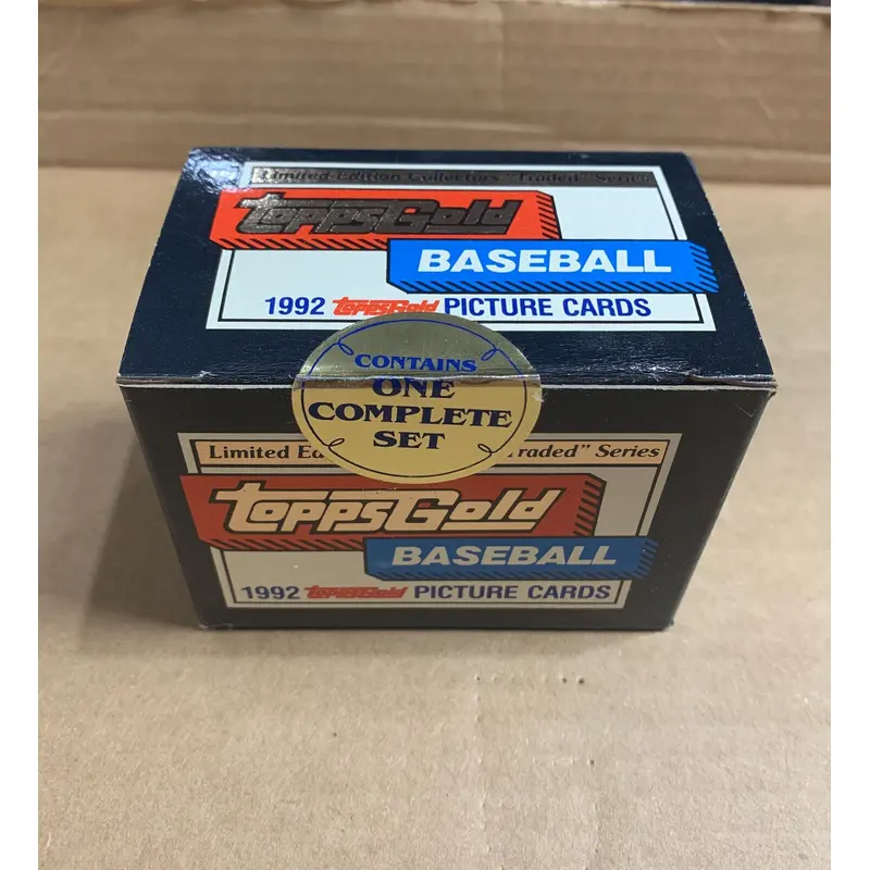 1992 Topps Traded Gold Factory Sealed Baseball Set