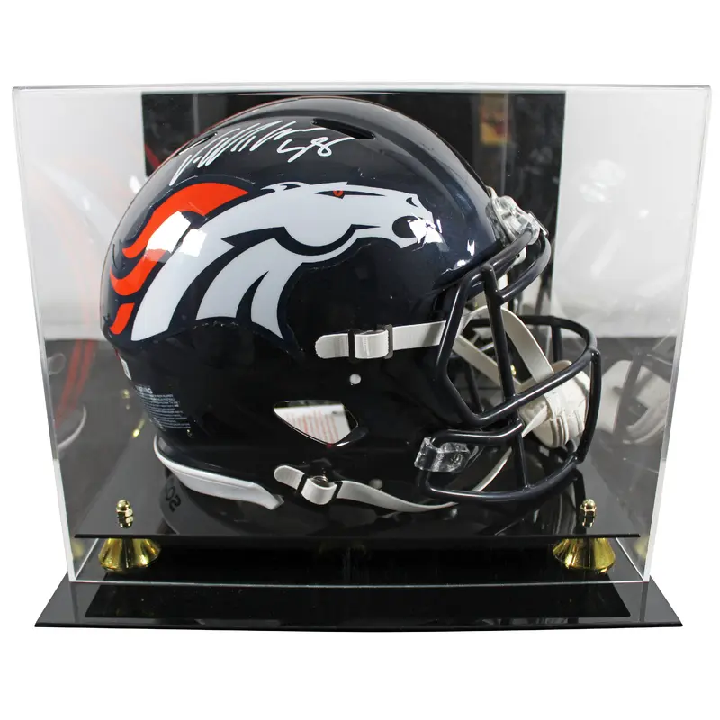 Broncos Von Miller Signed Full Size Speed Proline Helmet W/ Case BAS Witnessed