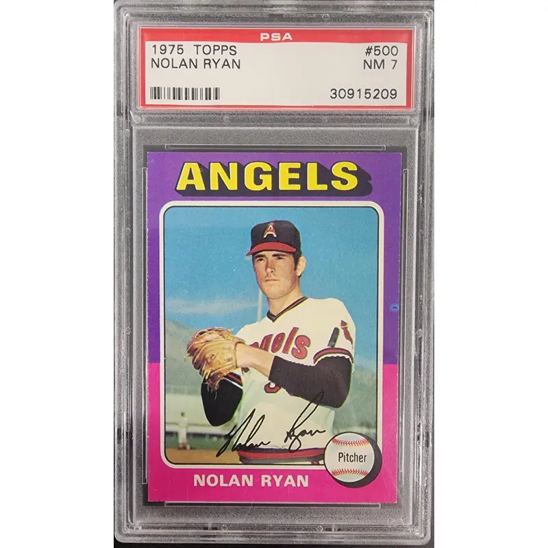Nolan Ryan 1975 Topps #500 PSA 7 Near Mint