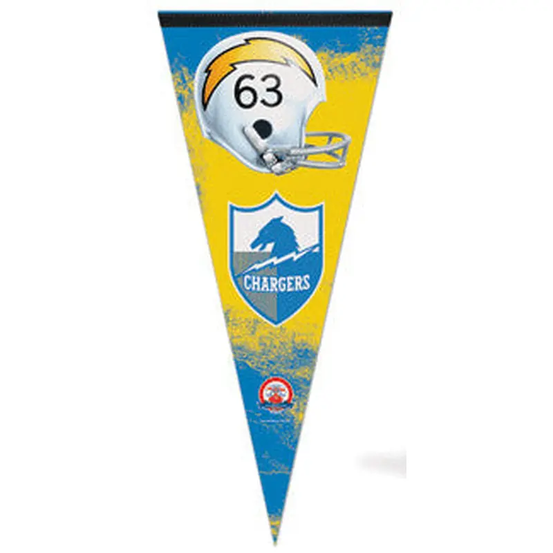 San Diego Chargers Classic AFL Style Extra-Large Premium Felt Pennant