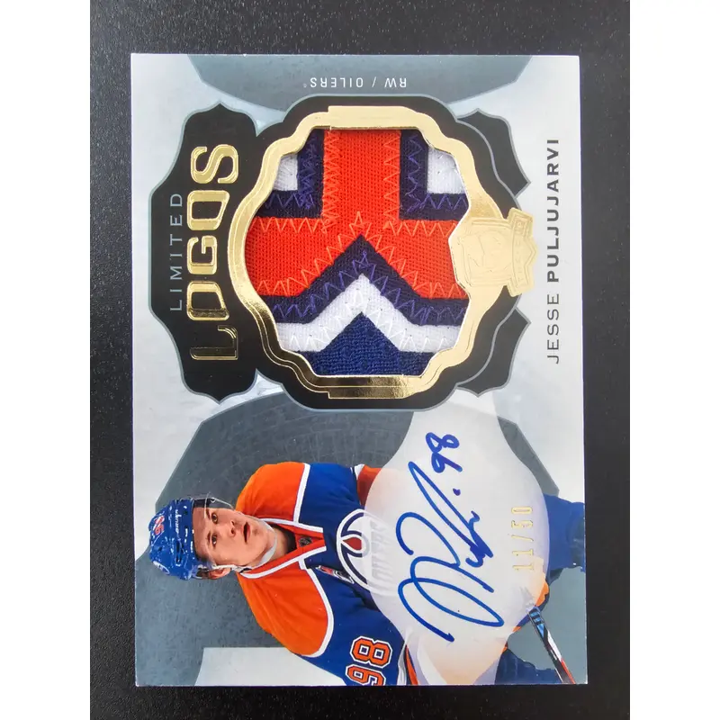 2016-17 Upper Deck The Cup - Limited Logos - Jesse Puljujarvi #LL-JP /50 RY