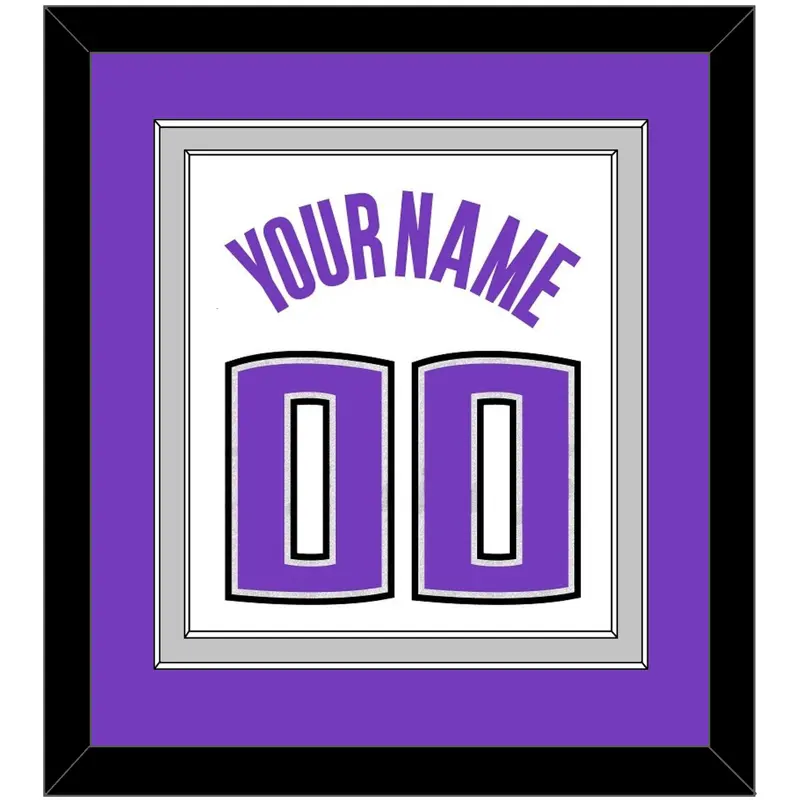 Sacramento Name & Number - Home White (2014-2016) - Double Mat 2