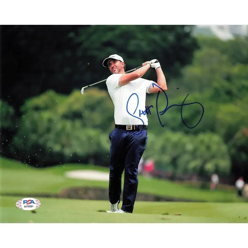 SCOTT PIERCY signed 8x10 photo PSA/DNA Autographed Golf