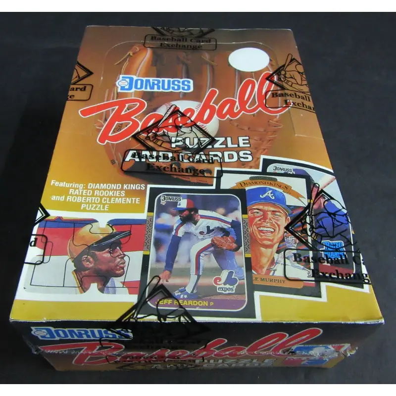 1987 Donruss Baseball Unopened Wax Box