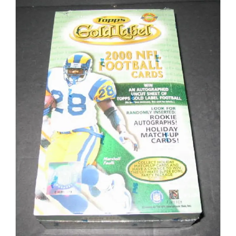2000 Topps Gold Label Football Box (HTA) (24/5)