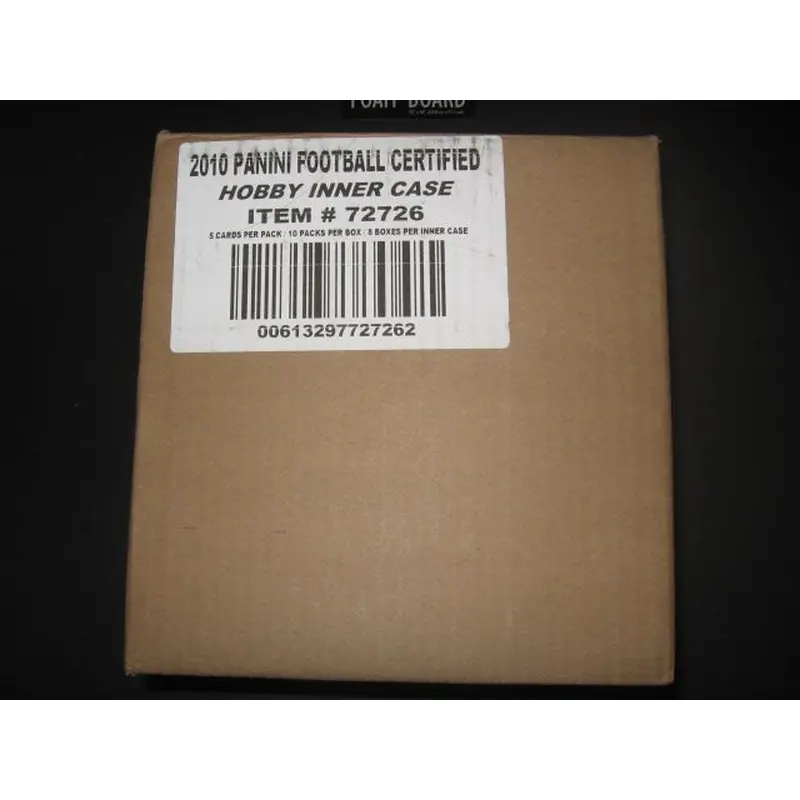 2010 Panini Certified Football Case (Hobby) (8 Box)