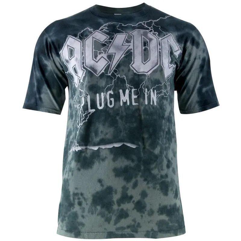 AC/DC - Plug Me In Tie-Dye T-Shirt