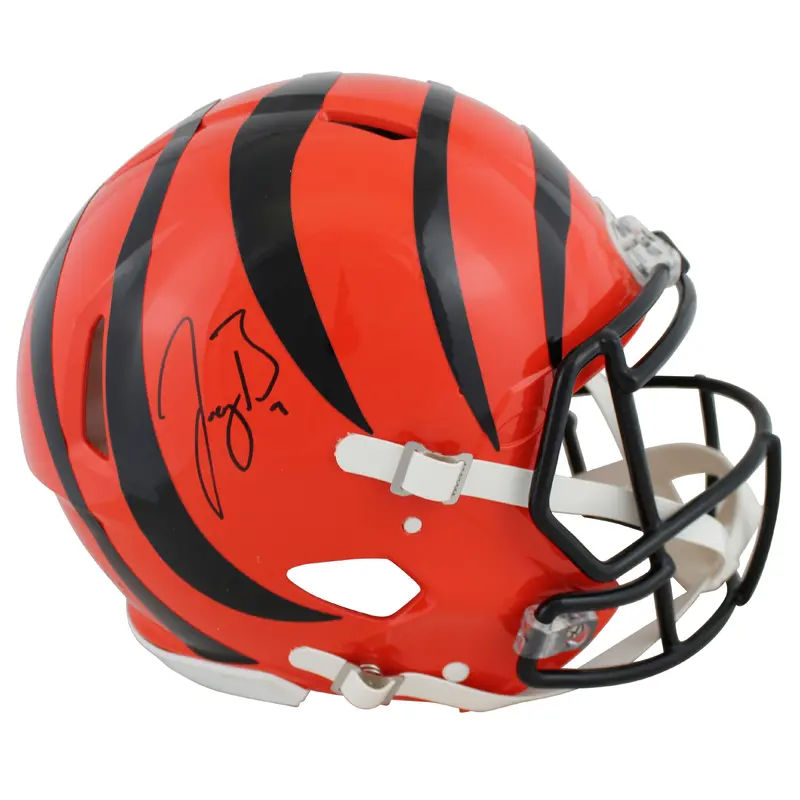 Bengals Joe Burrow Authentic Signed Full Size Speed Proline Helmet Fanatics COA