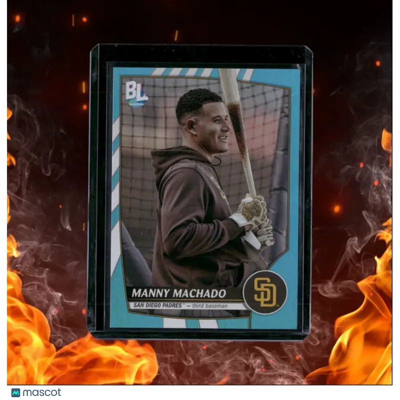 2023 Topps Big League Manny Machado Rare Blue Foil #265