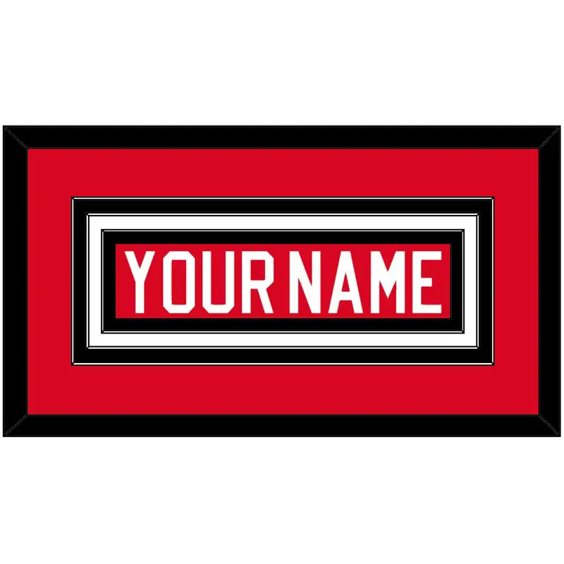 Canada Mens Hockey Nameplate - 2010 Olympics - Triple Mat 1