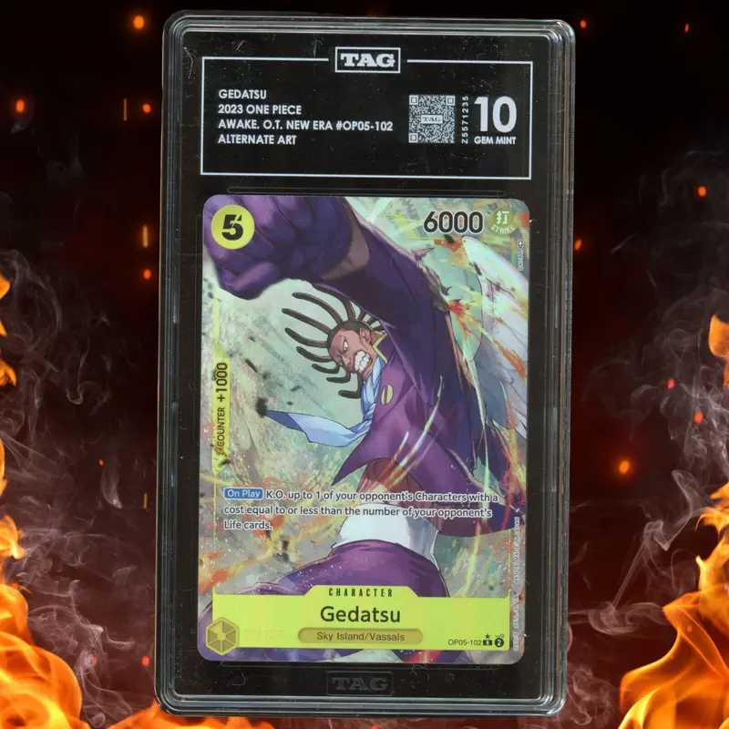 One Piece Awake of the New Era GEDATSU Alt Art Rare OP05-102 TAG 10