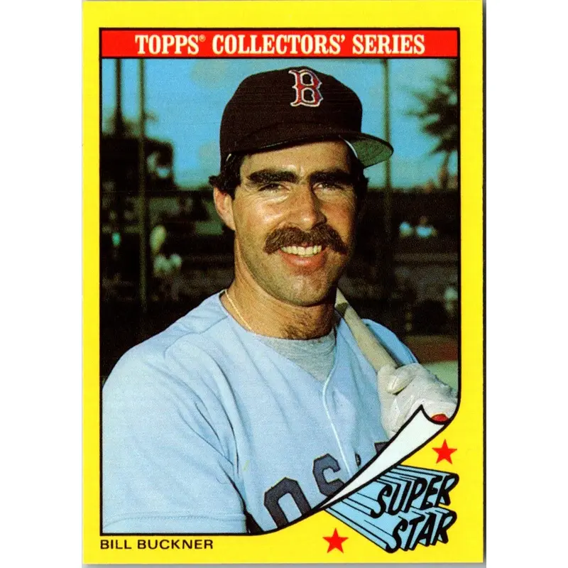 1986 Boston Red Sox Photo Cards Series I & II Bill Buckner #6