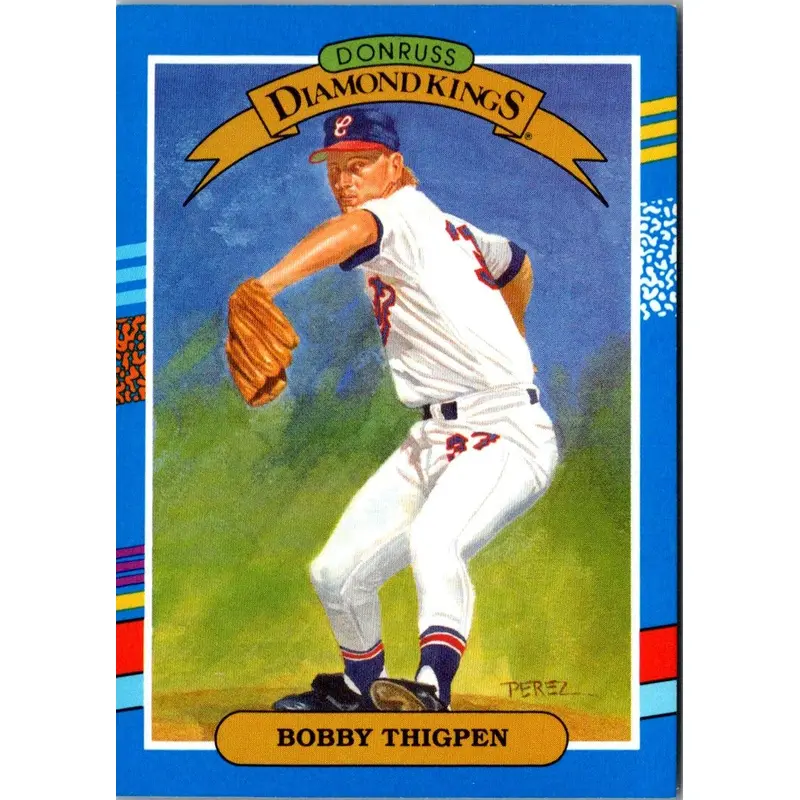 1991 Donruss Super Diamond Kings Bobby Thigpen #8