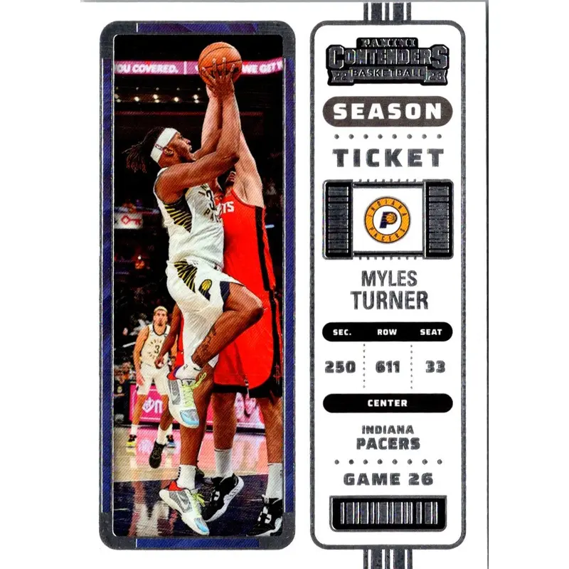 2022 Panini Contenders Season Ticket Myles Turner #45