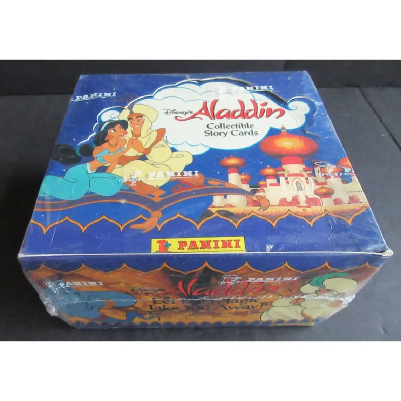 1993 Panini Disney's Aladdin Story Cards Box