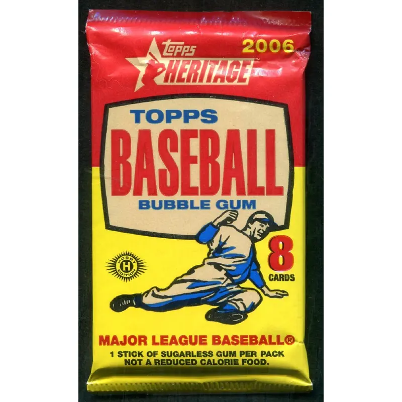 2006 Topps Heritage Baseball Unopened Pack (Hobby) (8)