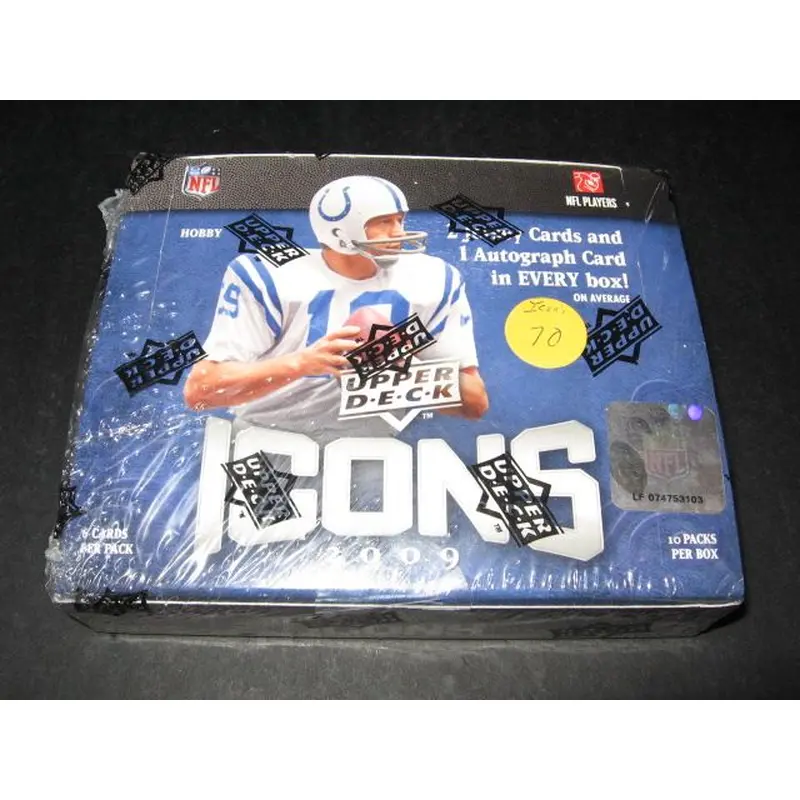 2009 Upper Deck Icons Football Box (Hobby)