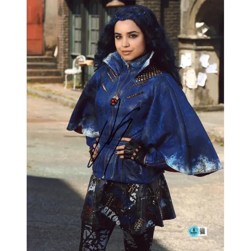Sofia Carson Descendants Authentic Signed 11x14 Vertical Photo BAS #BS78202