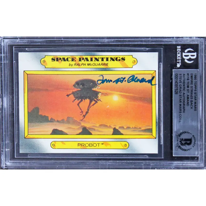 Tom St. Amand Star Wars Signed 1980 Topps Star Wars ESB #118 Card BAS Slabbed