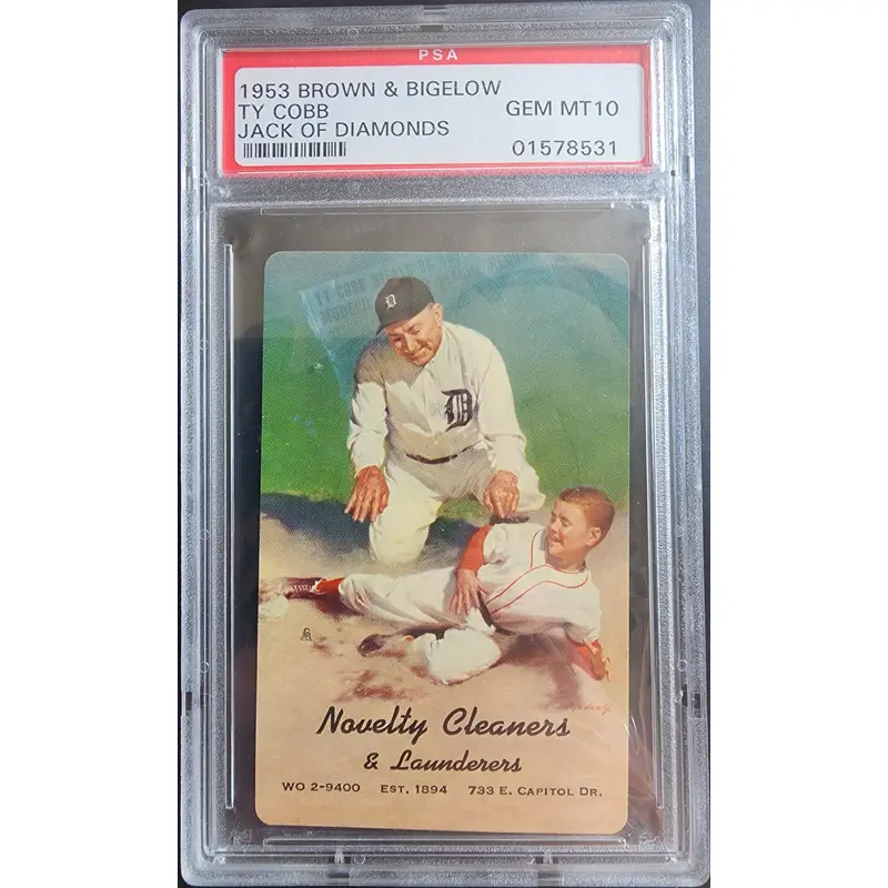 Ty Cobb 1953 Brown and Bigelow PSA 10 Gem Mint