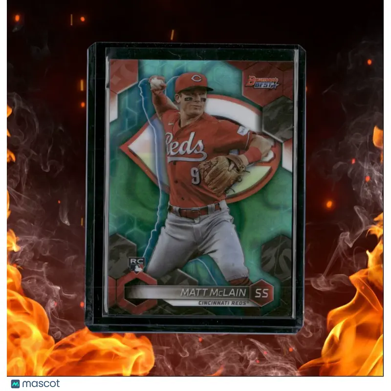 2023 Bowman's Best Matt McLain Aqua Lava Refractors Rookie 080/199 #39