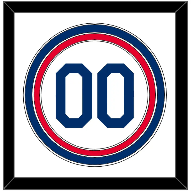 Los Angeles Number - Home White (2007-2023) - Triple Mat 1
