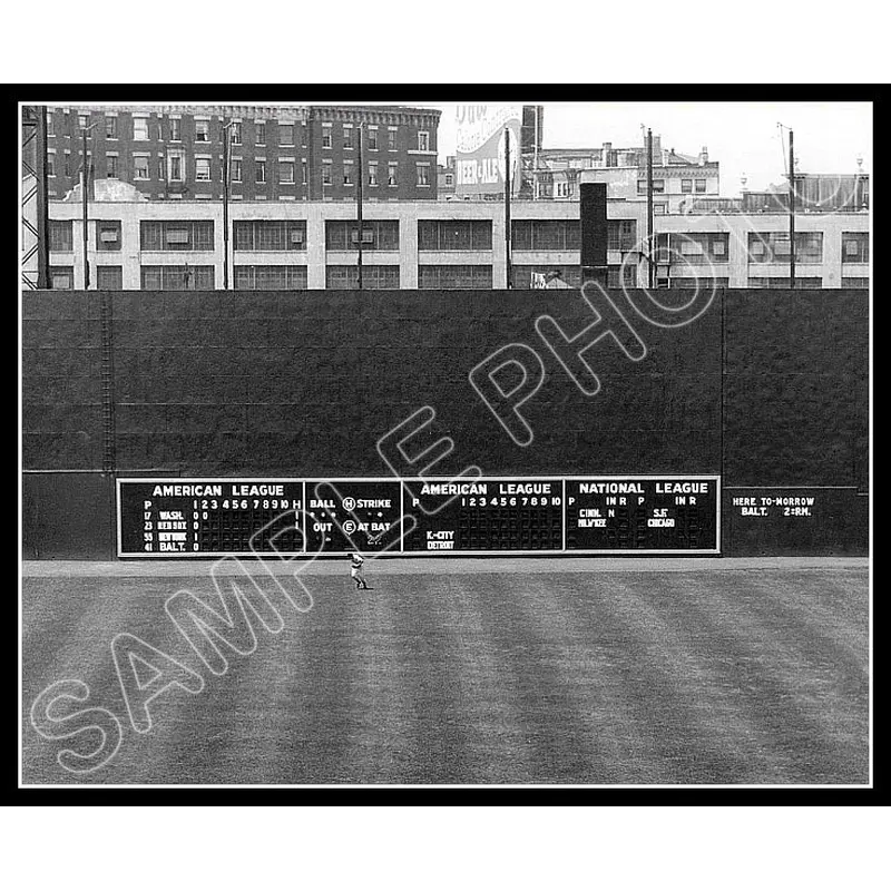 1958 Fenway Park 8X10 Photo - Boston Red Sox - 1079