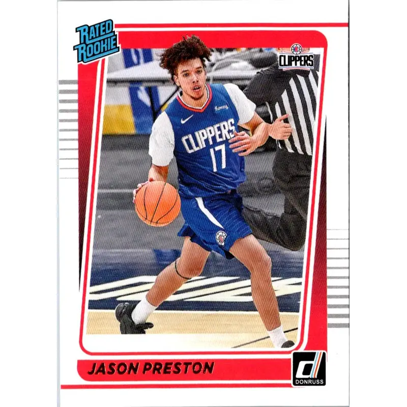 2021 Donruss Rated Rookies Jason Preston #210