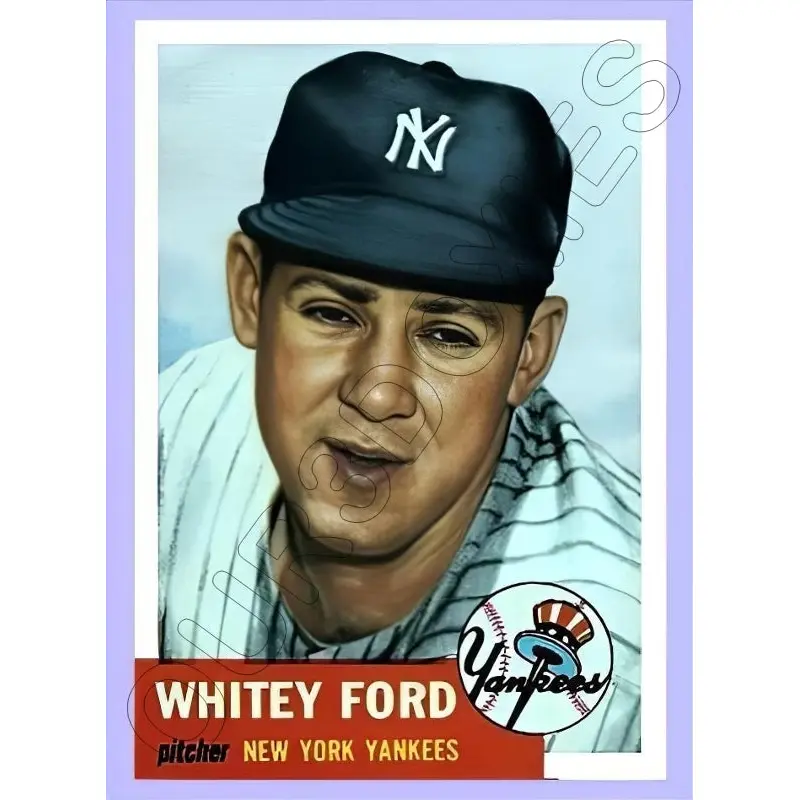 Whitey Ford 1953 Topps Reproduction Card - 4040