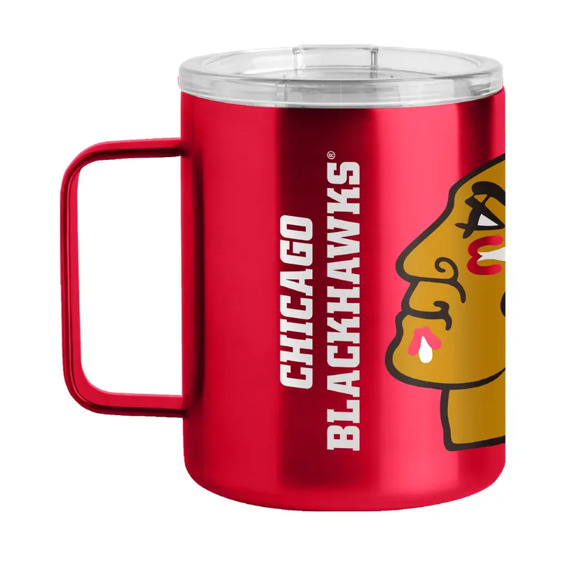Chicago Blackhawks 15oz Hype Stainless Steel Mug