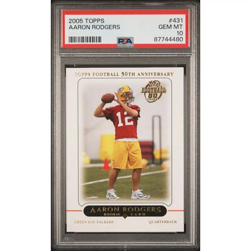 Aaron Rodgers 2005 Topps Rookie #431 PSA 10 Gem Mint 4480