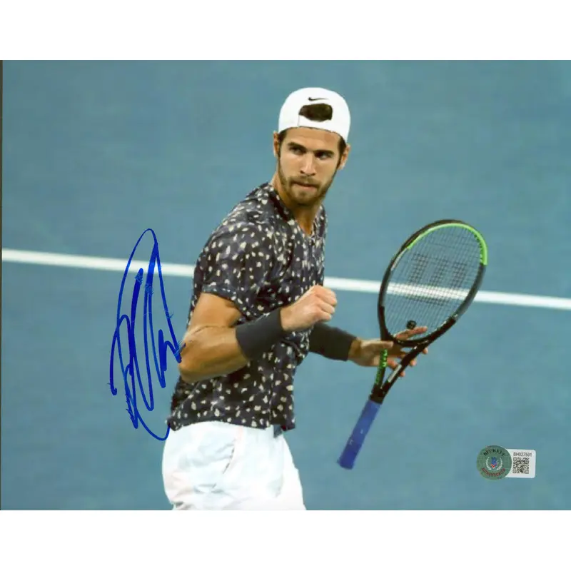 Karen Khachanov Authentic Signed 8x10 Photo Autographed BAS #BH027591