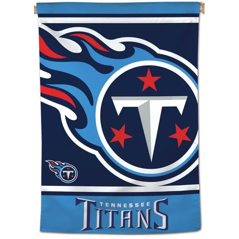 Tennessee Titans Official NFL Team Logo Style Team 28x40 Wall BANNER - Wincraft Inc.