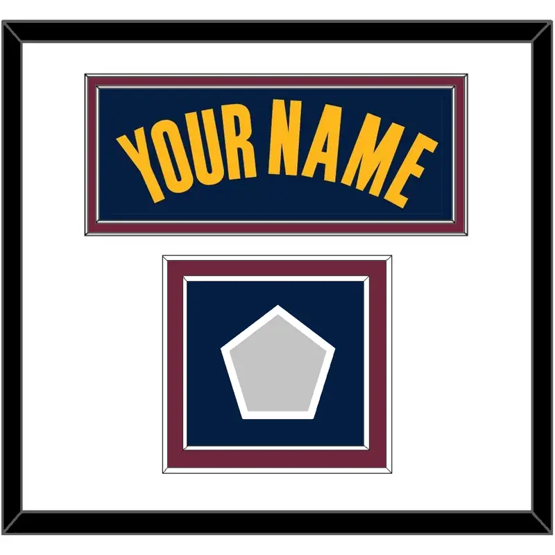 Cleveland Name & Champions Patch - Alternate Blue (2014-2017) - Double Mat 1