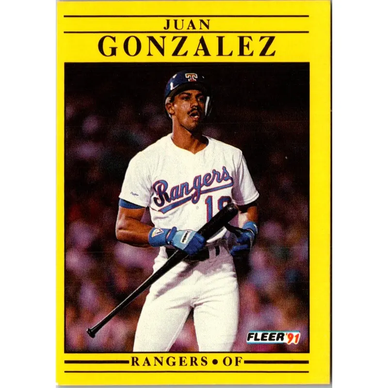 1991 Fleer Juan Gonzalez #286